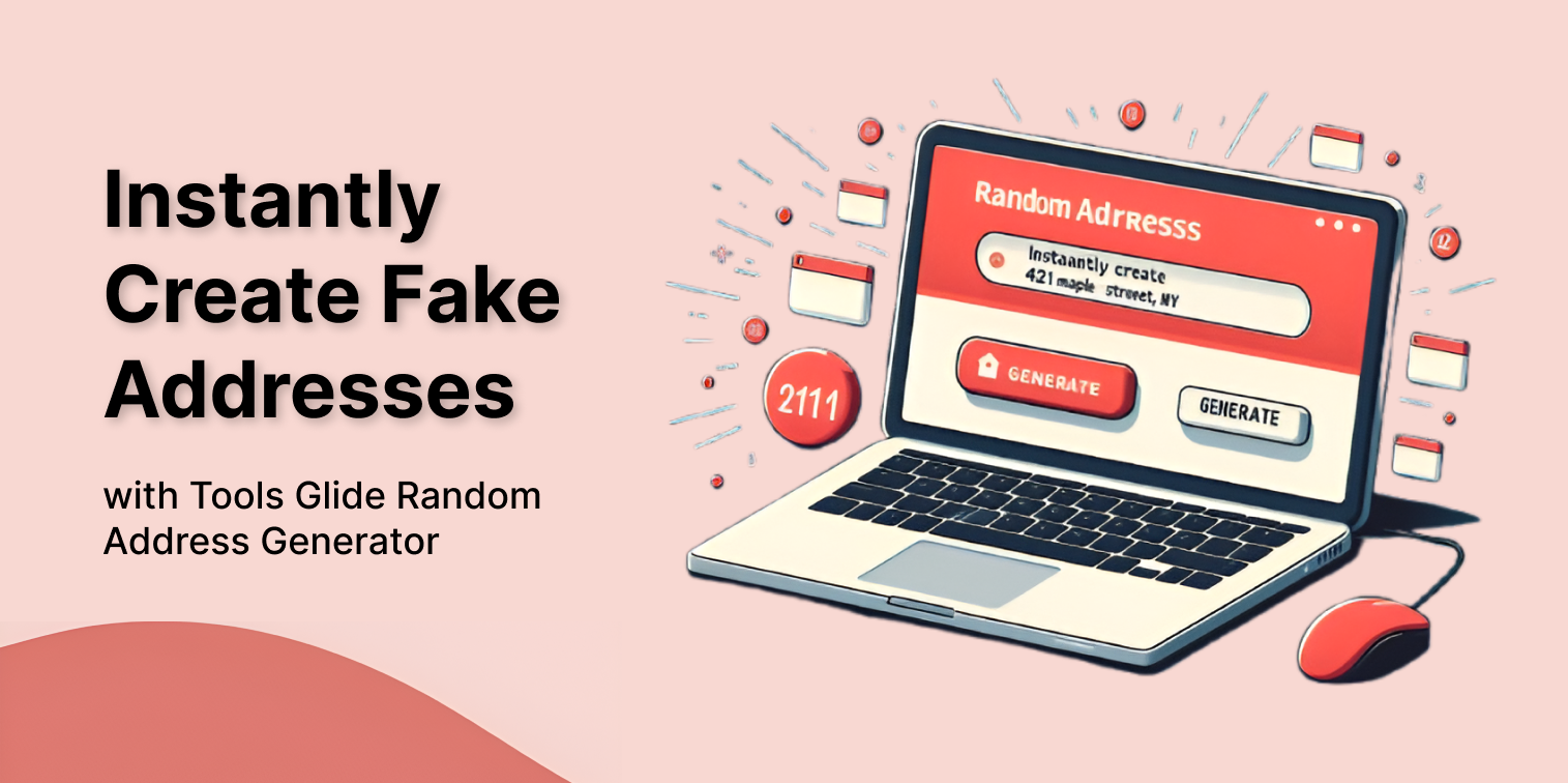 Instantly Create Fake Addresses with Tools Glide Random Address Generator